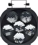 ALGAMLIGHT Effet Boule à Miroirs Motorisé, 6 disques, 20 W, DMX, avec câble et élingue