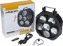ALGAMLIGHT Effet Boule à Miroirs Motorisé, 6 disques, 20 W, DMX, avec câble et élingue