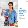 Nutribullet Blender Combo NBF500DG - Blender 1200W - Pichet Sans BPA 1.65L - 2 tasses et couvercles de voyage inclus - Noir - 3 vitesses, fonction pulse et programme Extract