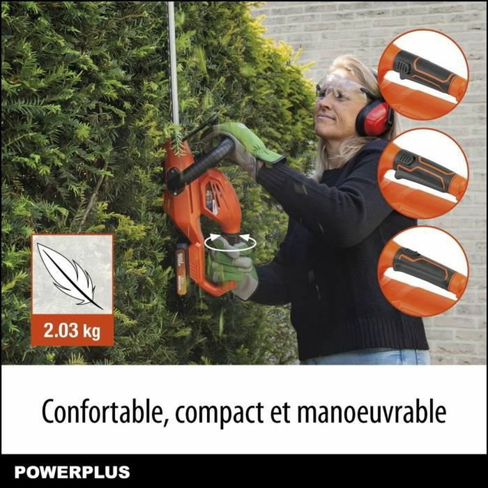 Dual Power Taille-Haie Batterie POWDPG75320 Dual Power Taille-Haie Batterie POWDPG75320