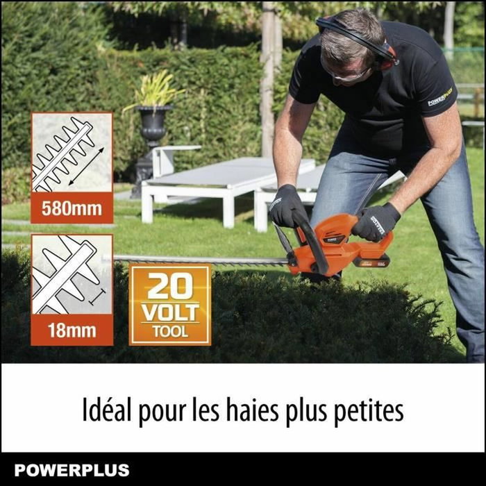 Dual Power Taille-Haie Batterie POWDPG75320 Dual Power Taille-Haie Batterie POWDPG75320