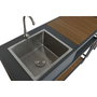 Meuble de cuisine Home ESPRIT Gris Naturel 127 x 100 x 90 cm 127 x 100 x 95 cm