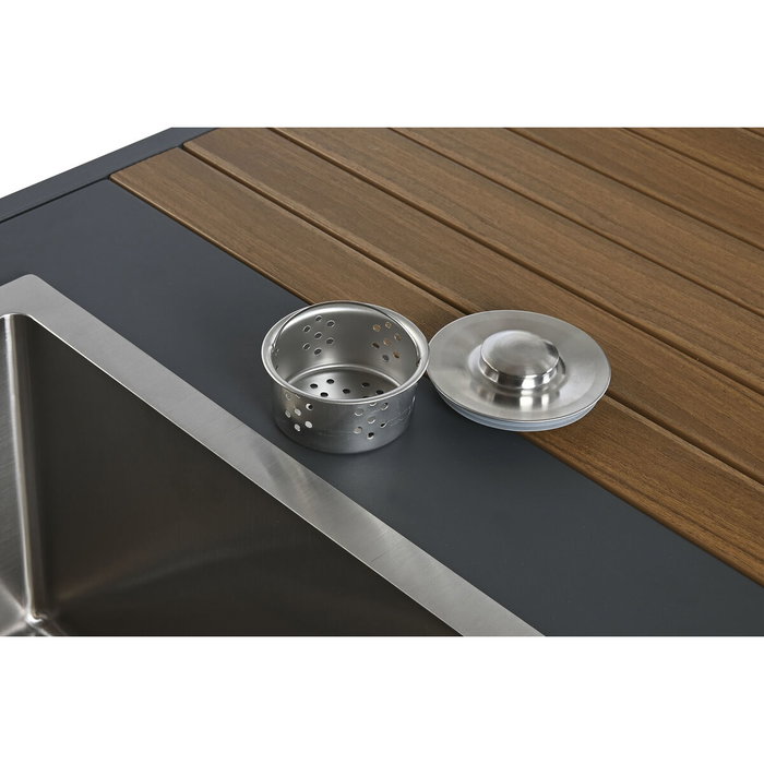 Meuble de cuisine Home ESPRIT Gris Naturel 127 x 100 x 90 cm 127 x 100 x 95 cm Meuble de cuisine Home ESPRIT Gris Naturel 127 x 100 x 90 cm 127 x 100 x 95 cm
