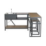 Meuble de cuisine Home ESPRIT Gris Naturel 127 x 100 x 90 cm 127 x 100 x 95 cm