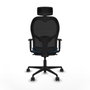Piqueras y Crespo Chaise de Bureau 1D036N2 Bleu clair