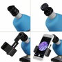 Bresser Microscope Junior 40x-640x Bleu avec kit d'expérimentation et éclairage LED