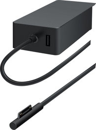 Microsoft Surface - Bloc d'alimentation 44W avec port USB supplémentaire - Chargeur secteur pour Surface Pro / Laptop - Version UE