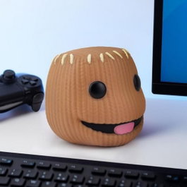 Paladone Lampe avec son Sackboy Licence PlayStation, 12,6 cm, Alimentation 2 piles AAA