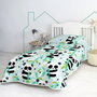 Couvre-lit HappyFriday Moshi Moshi Bleu 180 x 260 cm Ours Panda
