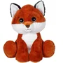 Gipsy - Peluche chien renard Puppy Eyes Pets 40 cm - Marron - Jouet doux et affectueux aux grands yeux brillants - Pour enfant dès la naissance