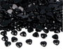 Innspiro Gemmes décoratives acryliques cœur noir opaque 10x10mm, 1000 unités env.