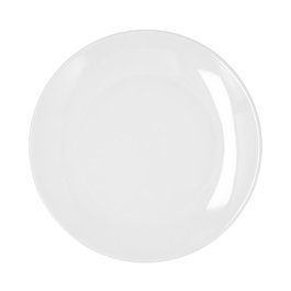 Bidasoa Glacial Coupe Assiette Plate en Porcelaine Blanche 27 cm