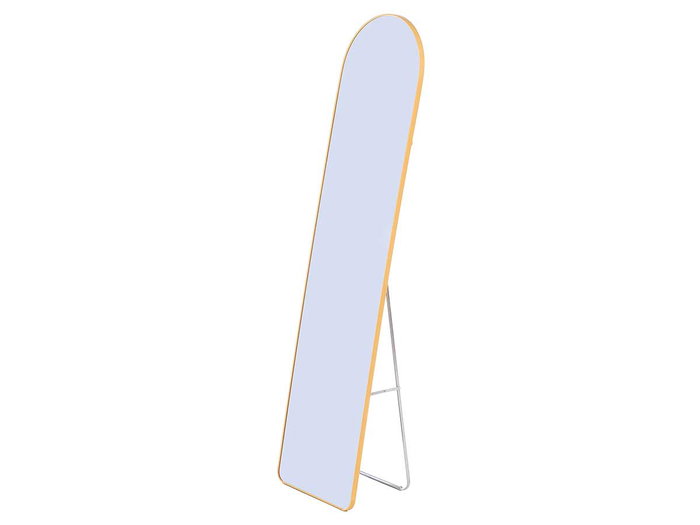 Giftdecor Miroir ovale avec support doré