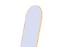 Giftdecor Miroir ovale avec support doré