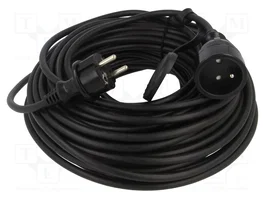 KEL Rallonge réseau H05VV-F 3G1,5mm2 30m noir