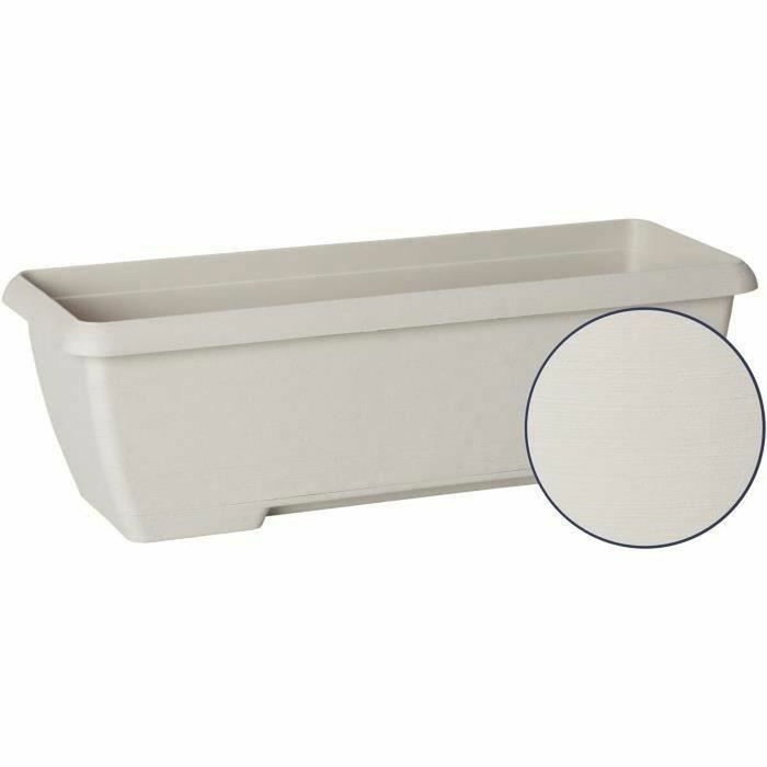 Garden ID Jardinière Teramo Blanc 60 cm