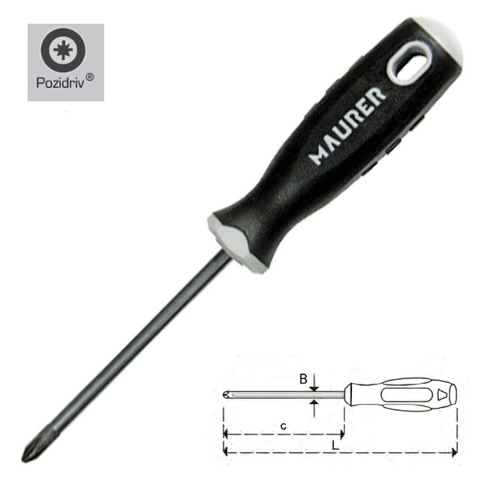 WOLFPACK LINEA PROFESIONAL Ciseau à bois Maurer manche bi-matière 8 mm WOLFPACK LINEA PROFESIONAL Ciseau à bois Maurer manche bi-matière 8 mm