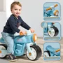 Falk Draisienne Moto Premier - Bleu - Roues silencieuses antidérapantes - 75% plastique recyclé - Fabriqué en France - Dès 12 mois