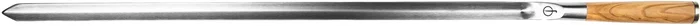 Forged Brochette Barbecue Churrasco en forme de V, 50 cm en acier inoxydable SS430