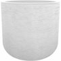 Eda Pot de fleurs Graphit Up Rond 40 cm Blanc cérusé