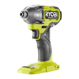 Ryobi Visseuse à chocs sans fil Brushless 18V, 4 modes (100 Nm, 180 Nm, 300 Nm, Mode Assist), couple max 300 Nm, pour vissage à fleur, légère 1 kg, avec emmanchement hex 1/4''