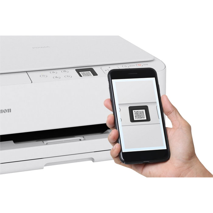 Canon PIXMA TS6550i - Imprimante Multifonction Jet d'Encre - Blanc