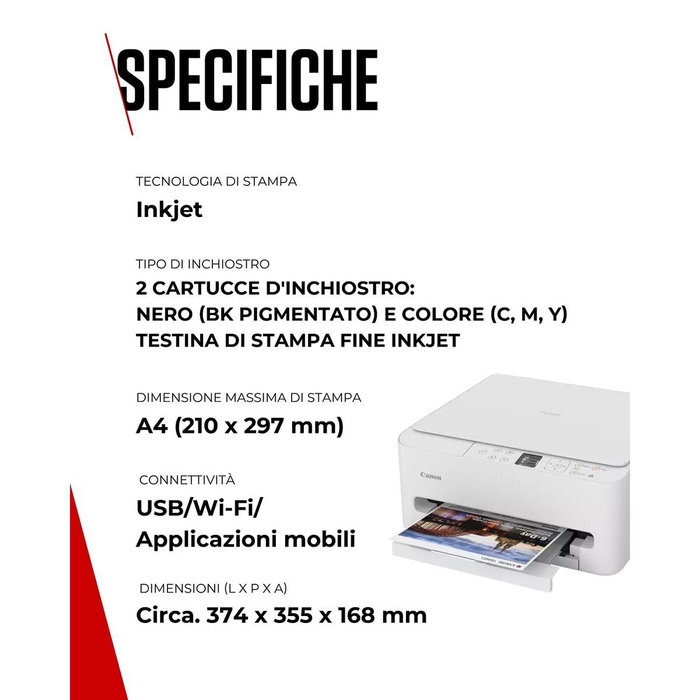 Canon PIXMA TS6550i Blanche