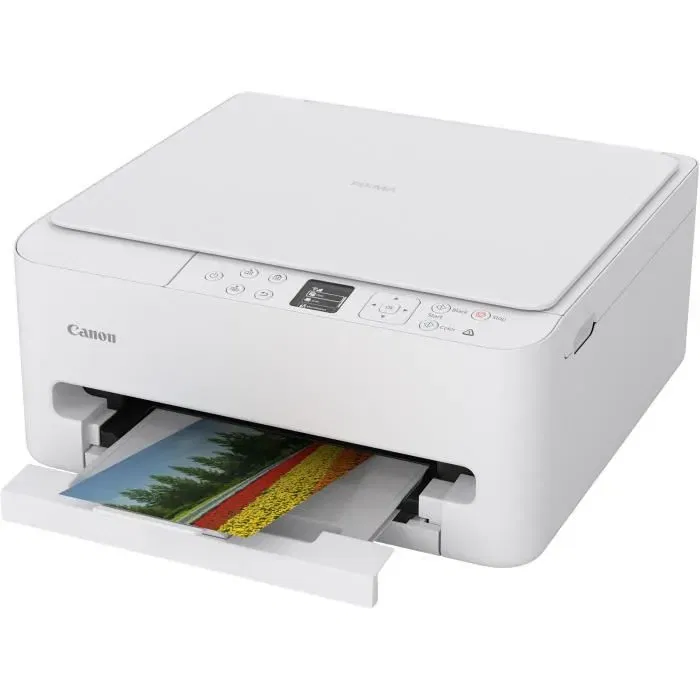 Canon PIXMA TS6550i - Imprimante multifonction jet d'encre avec Wi-Fi - Blanc
