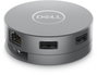 Dell Adaptateur multiport 6-en-1 USB-C, HDMI, DisplayPort, RJ-45, USB-A/C, 90W, Argent