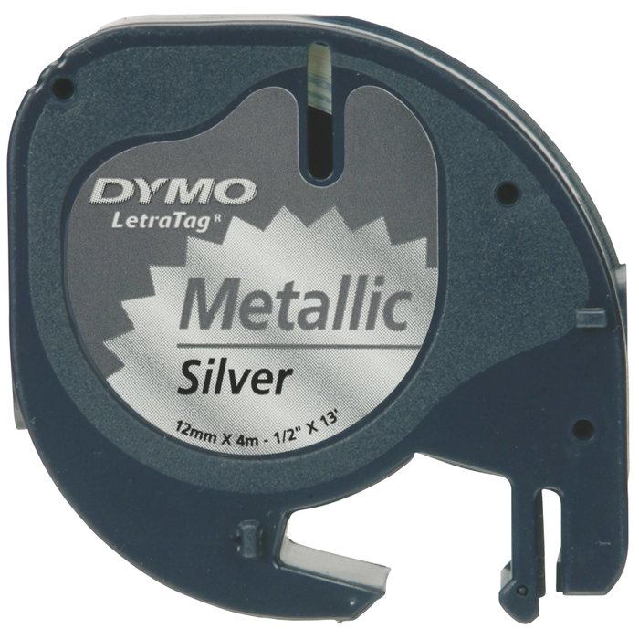 Dymo LetraTag Pack assorti de rubans papier, plastique et métal Dymo LetraTag Pack assorti de rubans papier, plastique et métal