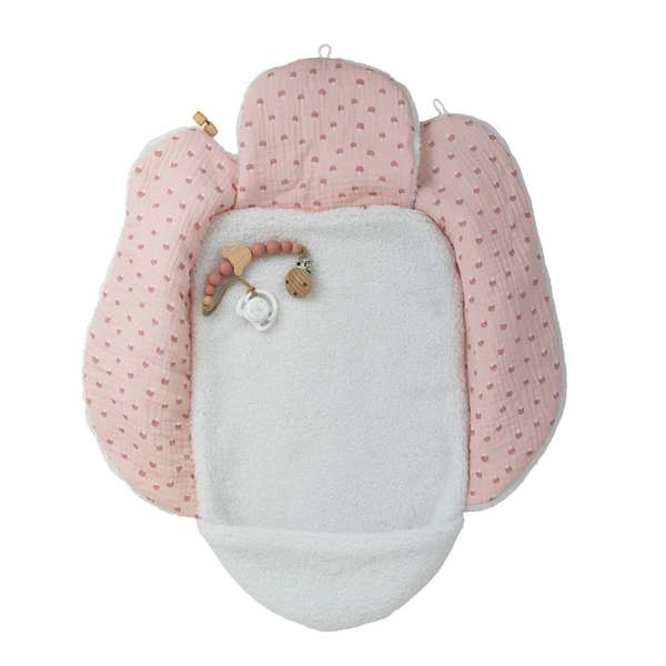 Muñecas Arias Poupée Reborn Luna Rose 40 cm avec Mange Nid en Espagnol