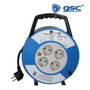 GSC Evolution Enrouleur de câble avec poignée 4 prises 15m 3x1.5mm