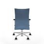 Piqueras Y Crespo Albacete confidente - Chaise de bureau bleu ciel avec mécanisme Synchro et base poliamide
