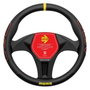 Momo Housse de volant Profile Noir-Rouge 38-39cm