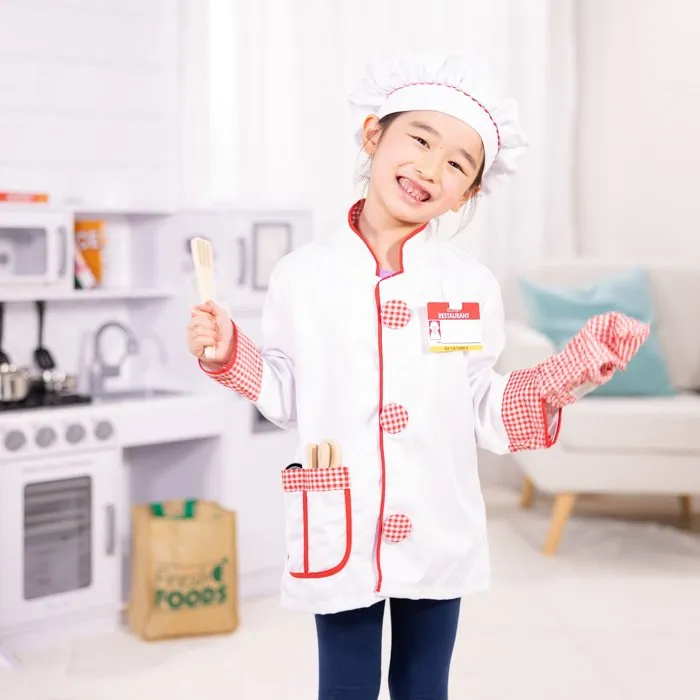 Melissa & Doug Déguisement Chef cuisinier avec accessoires Melissa & Doug Déguisement Chef cuisinier avec accessoires