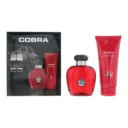 Carroll Shelby Set Red Cobra avec Gel Douche & Shampooing 2-en-1 et Eau de Toilette