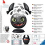 Ravensburger - Puzzle 3D Boule Dragon - Apprenti Dragon - 72 Pièces - À Partir de 6 Ans - Référence 11145