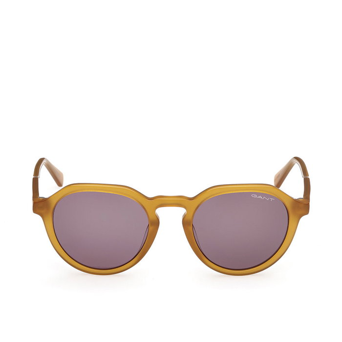 Gant Gafas GA00024 39E - Lunettes de soleil homme en acétate, verres 51 mm pont 21 mm, branches 145 mm, design rond