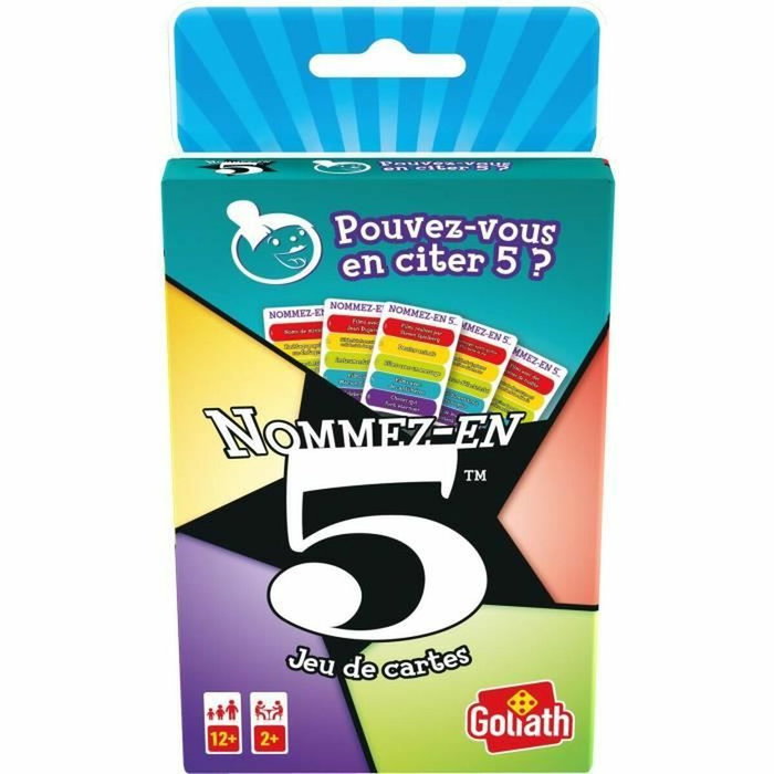 Goliath Nommez-en 5 - Jeu de cartes Goliath Nommez-en 5 - Jeu de cartes