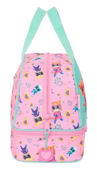 Safta Portameriendas Superkitties - Boîte à repas isotherme pour enfant avec motif Superkitties, 20 x 20 x 15 cm, recommandé à partir de 36 mois Safta Portameriendas Superkitties - Boîte à repas isotherme pour enfant avec motif Superkitties, 20 x 20 x 15 cm, recommandé à partir de 36 mois