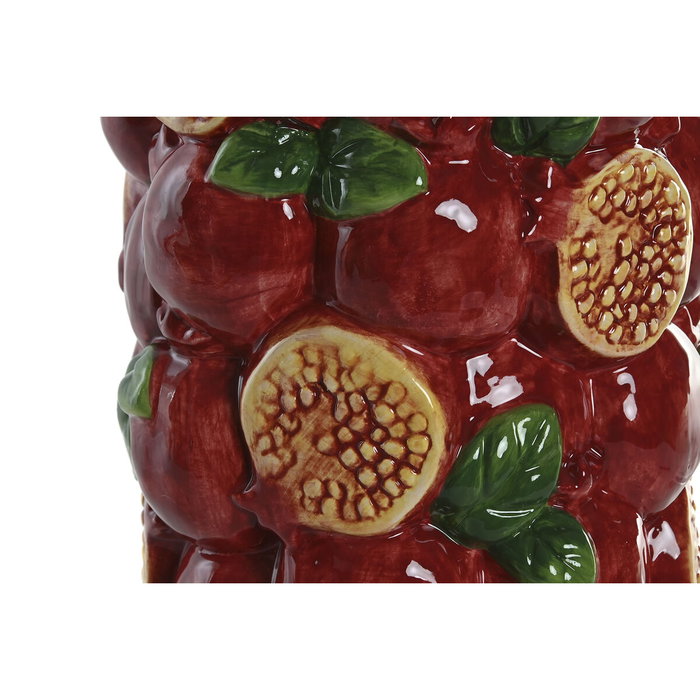 Vase Home ESPRIT Vert Bordeaux Céramique 21 x 21 x 30 cm