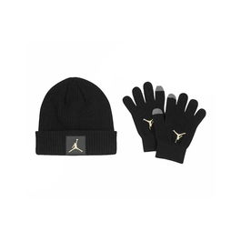 Bonnet et gants Jordan Jumpman Patch Beanie Noir