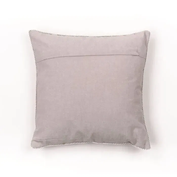 Today Coussin brodé 40 x 40 cm Charme - Housse 100% coton, garnissage polyester - Collection Berenice - Déco salon élégante
