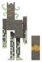 Mattel Minecraft Figurine Grinceur avec sons et lumières