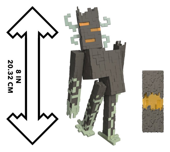 Mattel Minecraft Figurine Grinceur avec sons et lumières