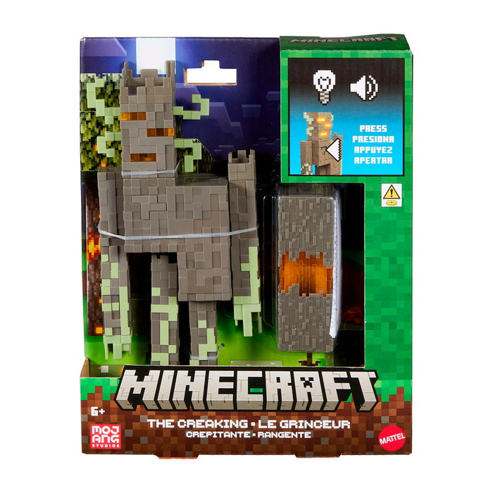 Mattel Minecraft Figure Crepitante - Figurine avec Lumières, Sons et Destruction Interactive du Biome du Jardin Pâle - Pour Enfants 6 ans et Plus - Référence Jkr45 Mattel Minecraft Figure Crepitante - Figurine avec Lumières, Sons et Destruction Interactive du Biome du Jardin Pâle - Pour Enfants 6 ans et Plus - Référence Jkr45