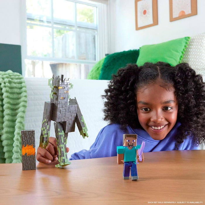 Mattel Minecraft Figure Crepitante - Figurine avec Lumières, Sons et Destruction Interactive du Biome du Jardin Pâle - Pour Enfants 6 ans et Plus - Référence Jkr45 Mattel Minecraft Figure Crepitante - Figurine avec Lumières, Sons et Destruction Interactive du Biome du Jardin Pâle - Pour Enfants 6 ans et Plus - Référence Jkr45