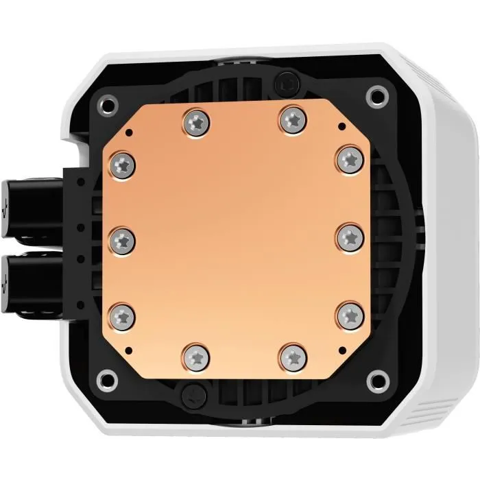 DeepCool Mystique 360 WH - Refroidisseur à liquide tout-en-un pour PC, 360 mm, ventilateurs 12 cm FDB, blanc (R-LX360-WHDSNMP-G-1)