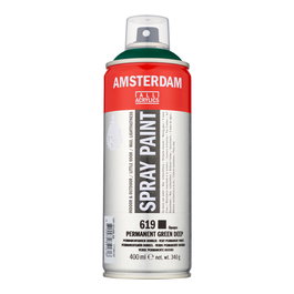 Amsterdam Spraypaint 400 ml Vert permanent foncé 619