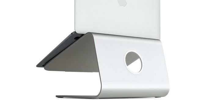 Rain Design mStand Support pour Ordinateur Portable en Aluminium Anodisé Argent - Support Ergonomique avec Refroidissement et Gestion des Câbles pour MacBook et PC Rain Design mStand Support pour Ordinateur Portable en Aluminium Anodisé Argent - Support Ergonomique avec Refroidissement et Gestion des Câbles pour MacBook et PC